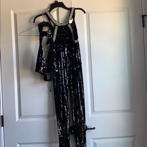 Fashion Nova Sequins top and matching bottoms